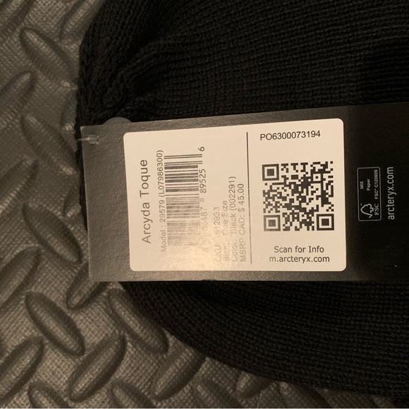 Brand New Arc’Teryx Arcyda Toque - Picture 3 of 3